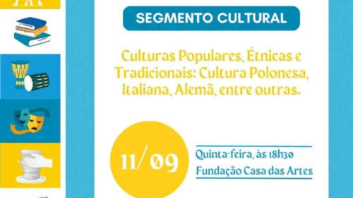 Pré-Conferências de Cultura iniciam nesta quinta-feira, 11, na Fundação Casa das Artes, em Bento