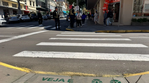 Semana do Trânsito encerra com lançamento da Campanha Veja e Seja Visto em Bento