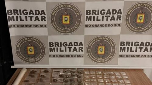 Brigada Militar prende homem por tráfico de drogas no Bairro Três Lagoas, em Garibaldi