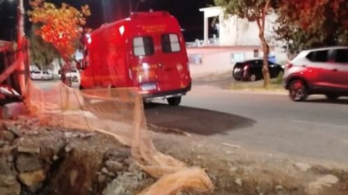 HOMEM FICA FERIDO APÓS CAIR EM UM BURACO DE UMA OBRA NO SÃO FRANCISCO, EM BENTO GONÇALVES