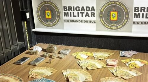 BRIGADA MILITAR PRENDE MULHER POR TRÁFICO DE DROGAS NO APARECIDA, EM BENTO GONÇALVES