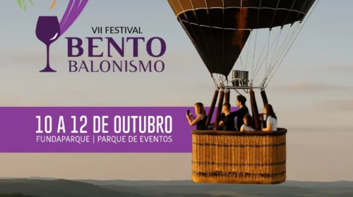 7ª edição do Bento Balonismo acontece no próximo fim de semana