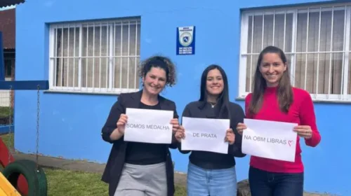 Aluna da EMEFE Caminhos do Aprender ganha Medalha de Prata na OBM Libras