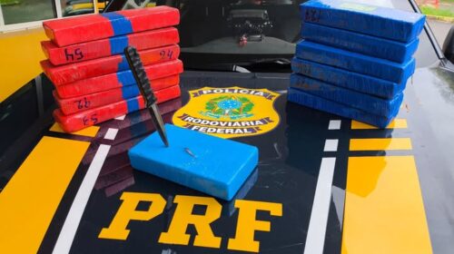 PRF APREENDE MAIS DE 50 QUILOS DE DROGAS NA BR 158, EM SANTA MARIA